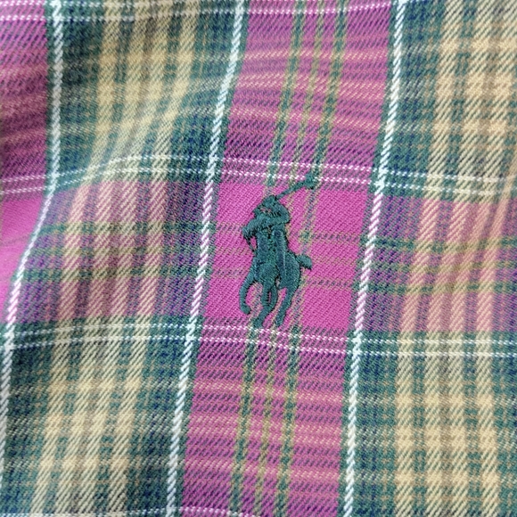 Ralph Lauren Mens Shirt Size XL Plaid Button Down - Picture 9 of 11